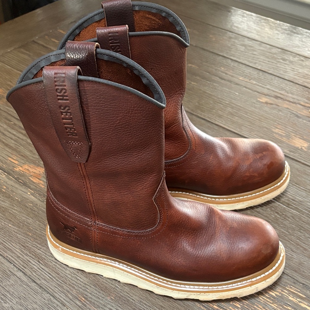 Irish Setter Men's Rich Brown Leather Boots